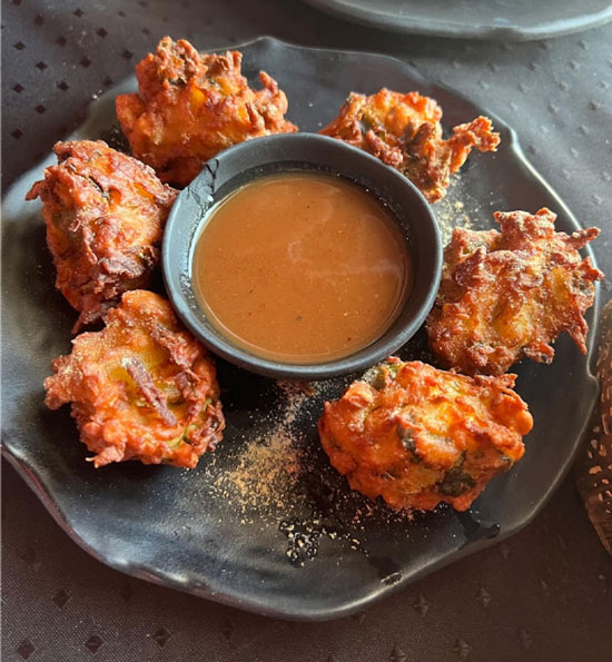 Bhaji aux oignons Onion Bhaji